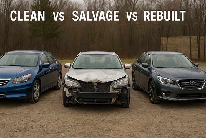 Clean vs. Salvage vs. Rebuilt Title – What They Mean & What to Watch For